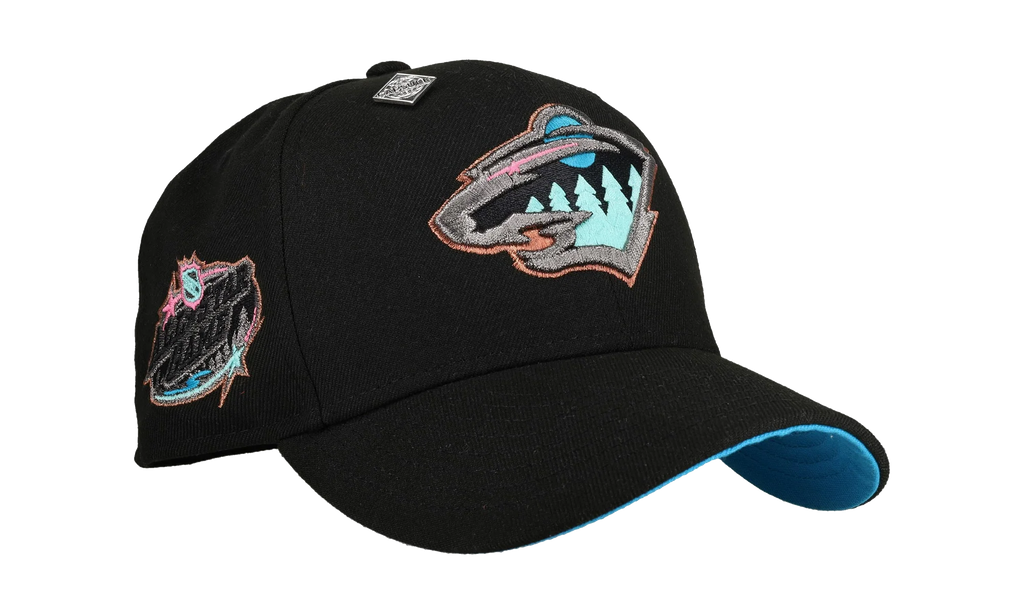 59FIFTY Minnesota Wild 2004 All Star Game Fitted Hat "Blue Moon / Black" NE432