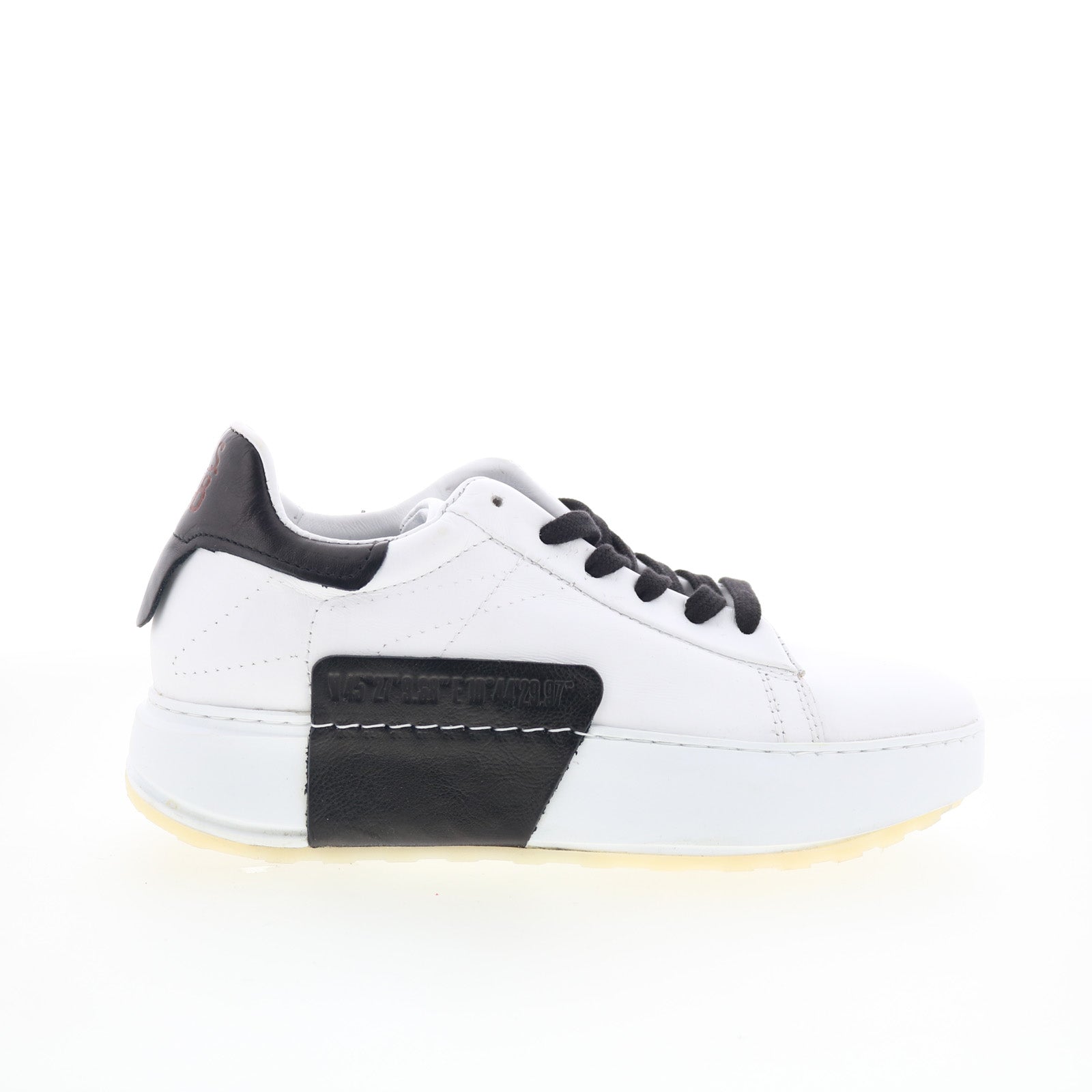 Hannie A87110-103-0002 Womens White Leather Lifestyle Sneakers Shoes