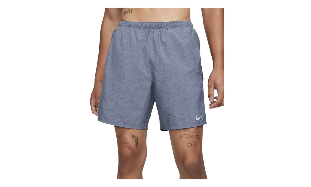 Challenger Brief-Lined 7 Running Shorts "Obsidian Heather / Reflective Silver" CZ9066 451