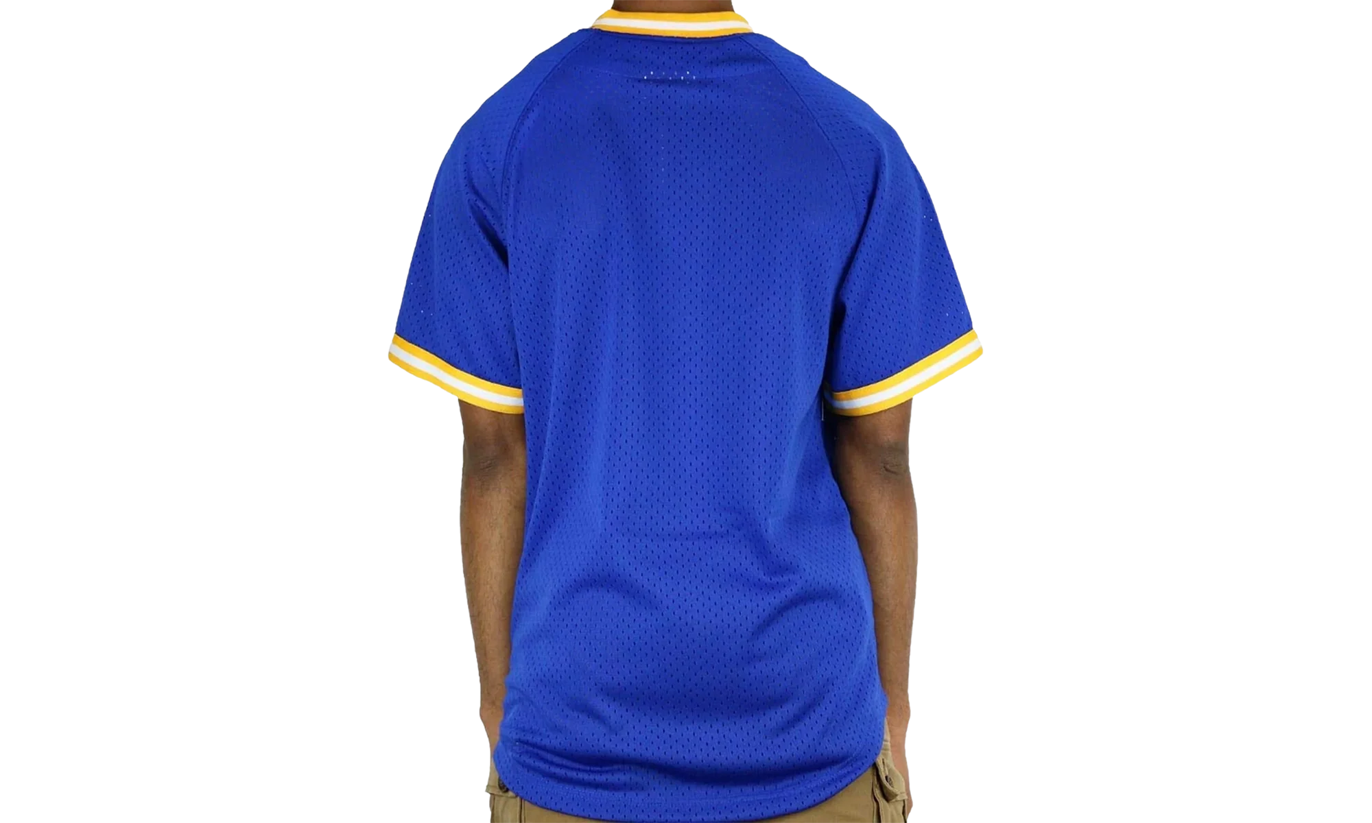 NBA Seasoned Pro Mesh Button Up Jersey "Golden State Warriors - Blue" 418TA3104AGSWIH