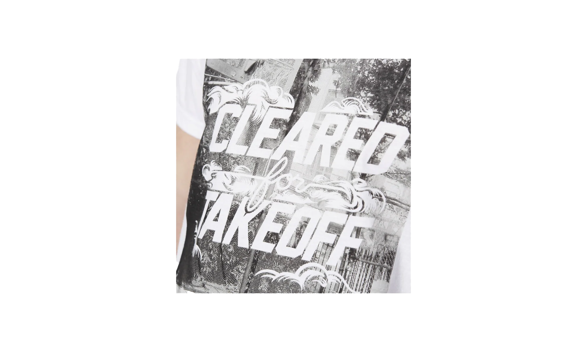 Take Off Ball Shortsleeve T-Shirt "White / Black / Grey" BP7750