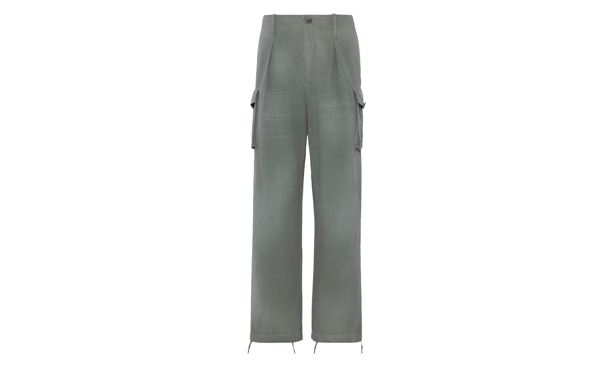 Cotton Blend Cargo Pants "Sage" S50KA0708M356851809
