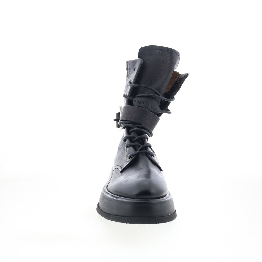 Vero A90203-301-6002 Womens Black Leather Ankle & Booties Boots