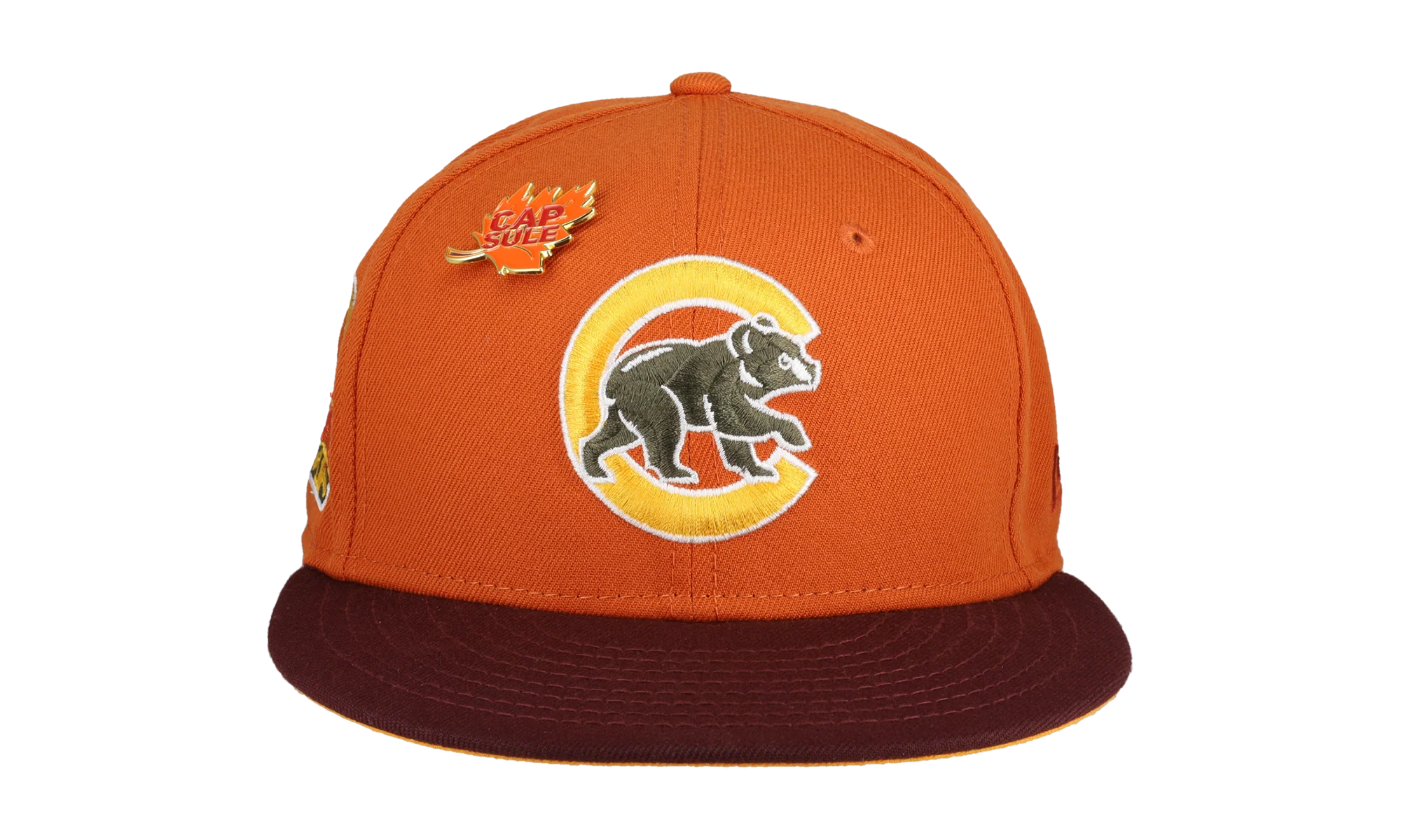 59FIFTY Chicago Cubs Fall Collection 2016 World Series Fitted Hat "Orange / Yellow" 123451290281