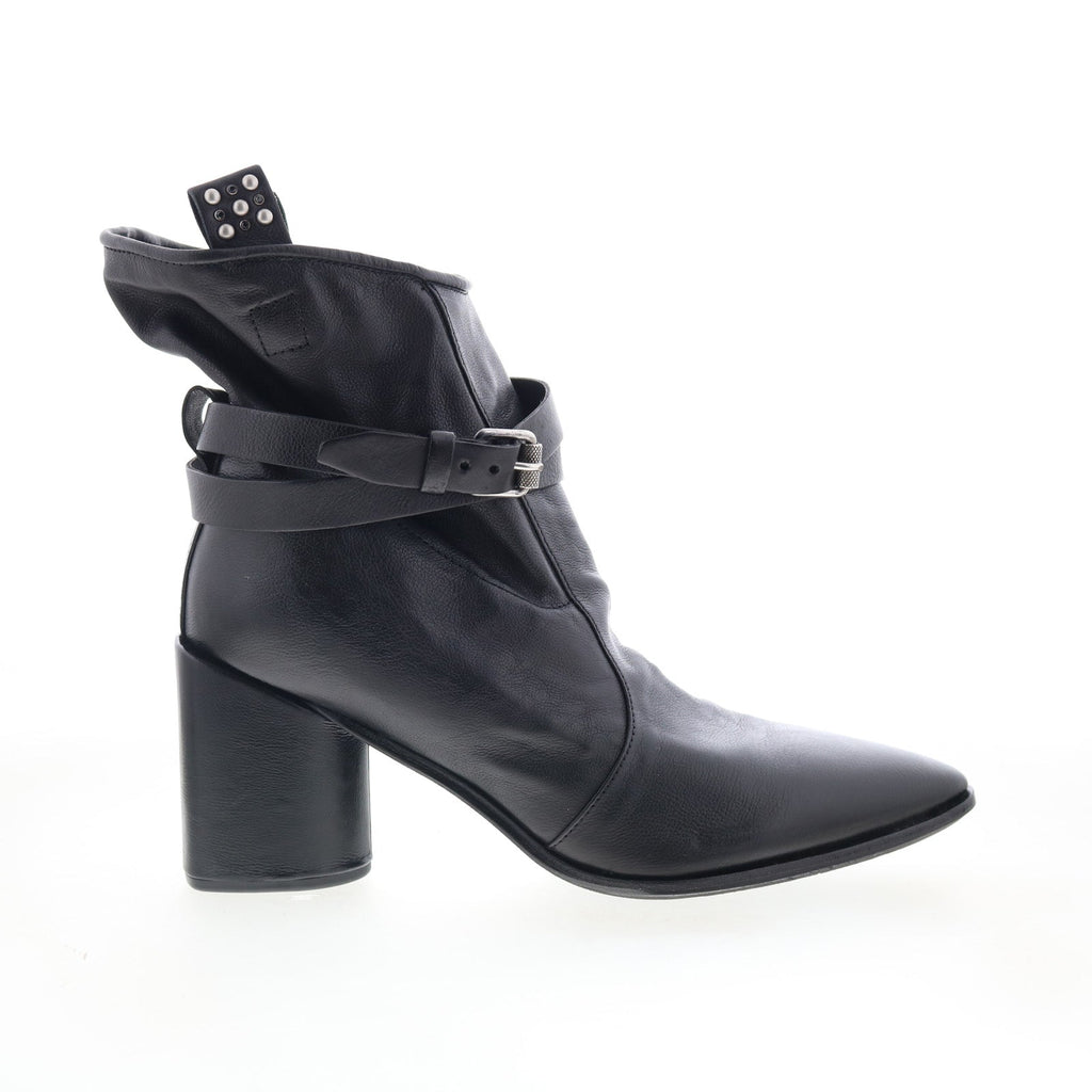 Enzo A98207-102-6002 Womens Black Leather Ankle & Booties Boots
