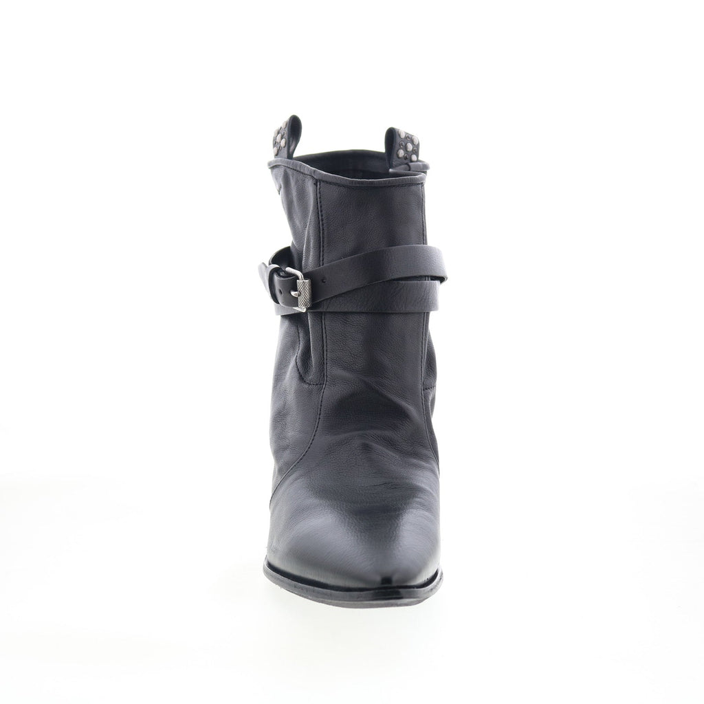 Enzo A98207-102-6002 Womens Black Leather Ankle & Booties Boots