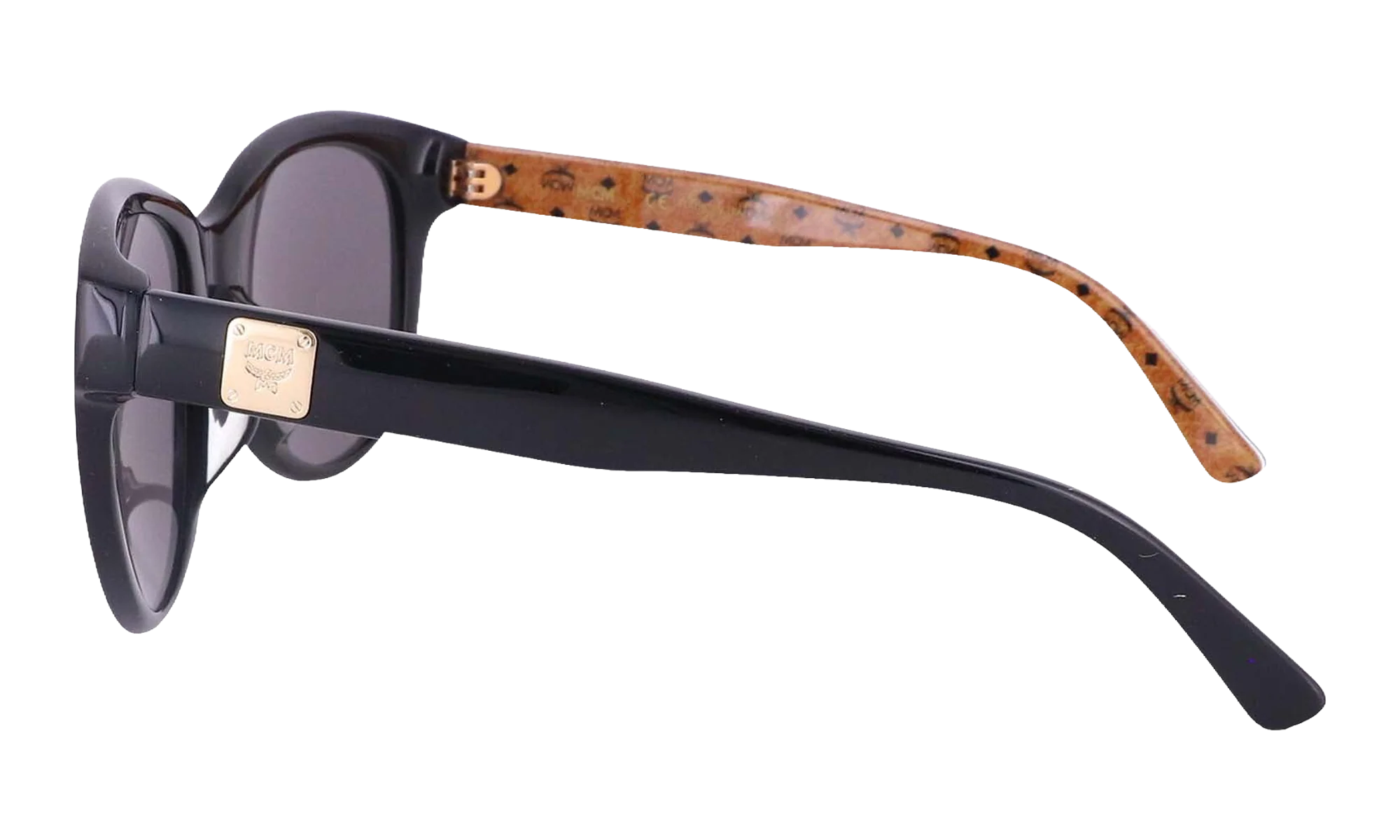 Tea Cup Sunglasses "Black/Cognac Visetos" MCM624SK-968