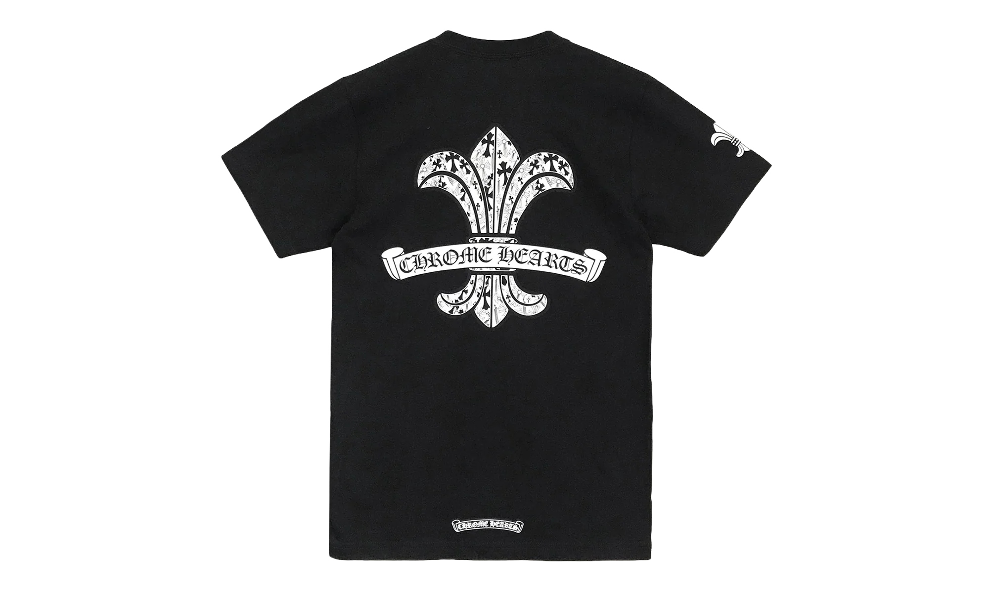 Fleur Scroll Logo Tee "Black" CHRM0763