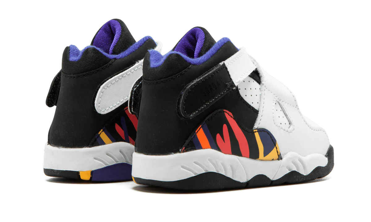 Jordan 8 BT TD "WHITE / INFRD 23 / BLACK / BRGHT CNCR" 305360 142