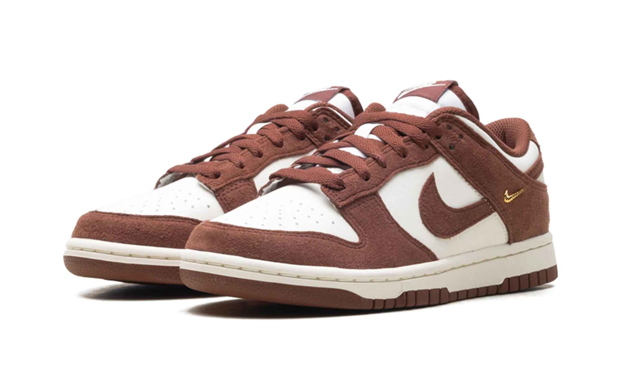 Dunk Low WMNS "Red Sepia Gold Mini Swoosh" IB4417 104
