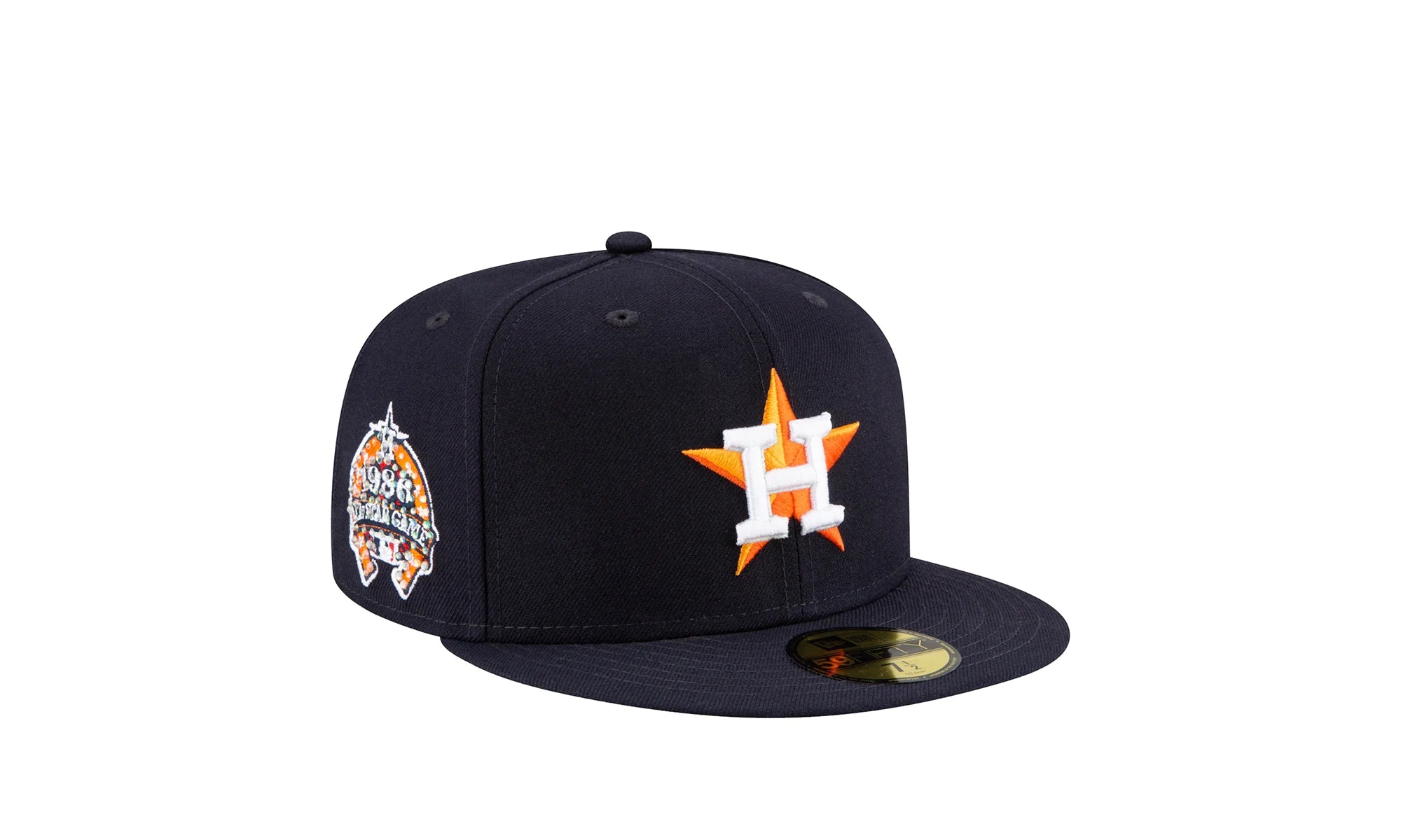 59Fifty MLB Houston Astros Icy ASG Patch Fitted Hat "Navy" 60180909