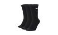 Everyday Lightweight Training Crew Socks (3 Pairs) "Black / White" SX7676 010