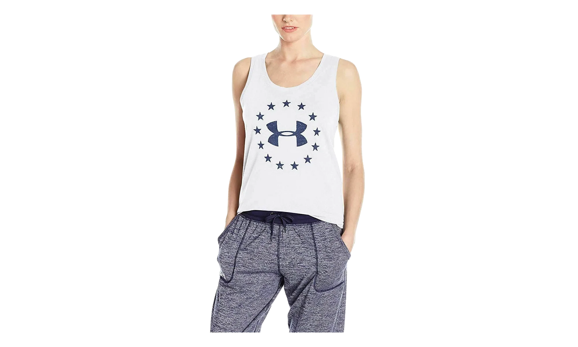 Freedom Logo Tank WMNS "White" 1284338 100