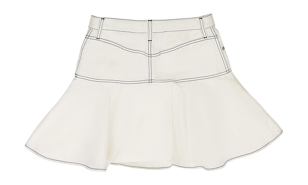 Flared Denim Skirt WMNS "White" 95 CSO 0005