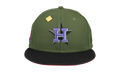 59FIFTY Houston Astros 45th Anniversary Patch Fitted Hat "Green / Black" NE130