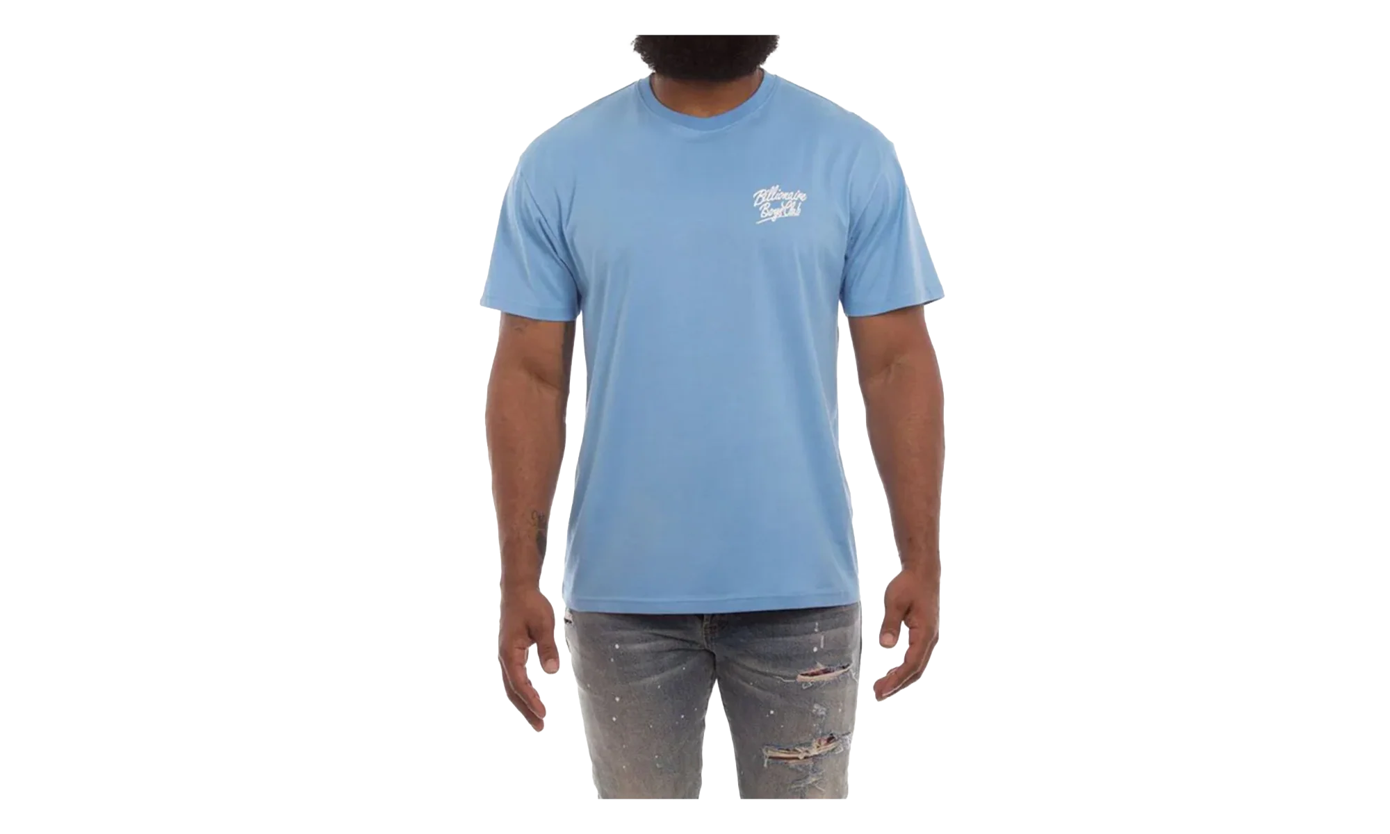 Script Short Sleeve T-Shirt "Blue" 851 2308 LBB