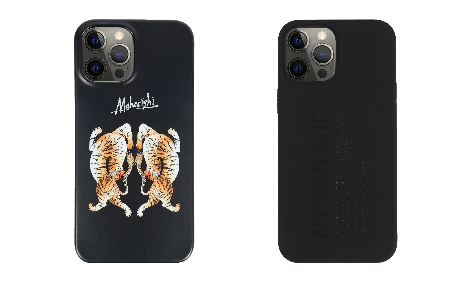 Iphone 12 Pro Max Phone Case "Heart Of Tigers - Black" 95 MSI 3004