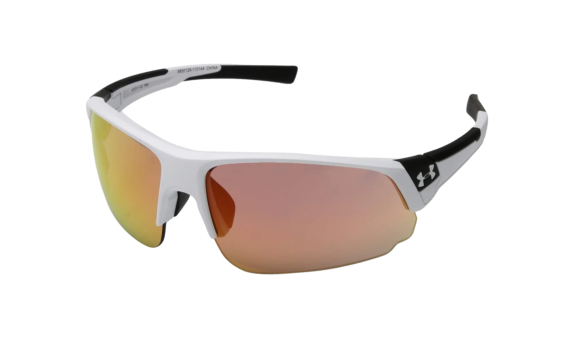 Changeup Dual Sunglasses "Orange Baseball Tuned - Satin White" 8650129 110144