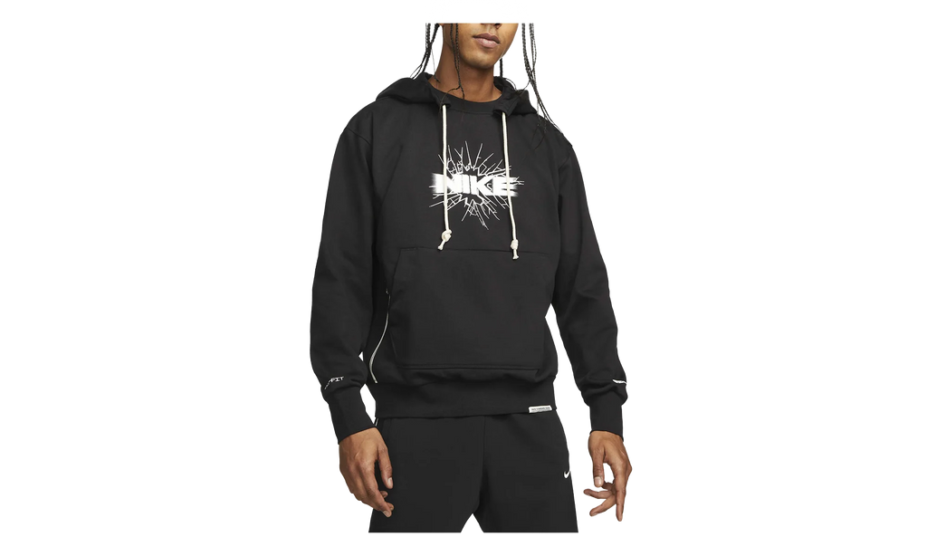 Dri-FIT Standard Issue Pullover Basketball Hoodie "Black / White" FB7048 010