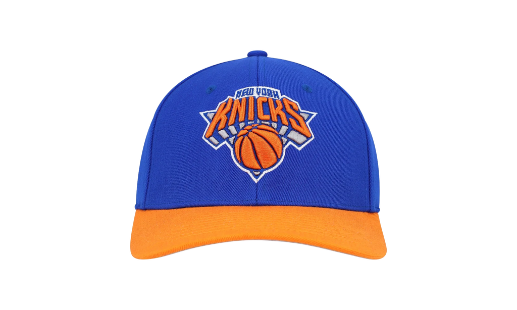 NBA Team 2 Tone 2.0 Stretch Snapback Cap "New York Knicks - Royal / Orange" HHSS3265 NYKYYPPPRYOR