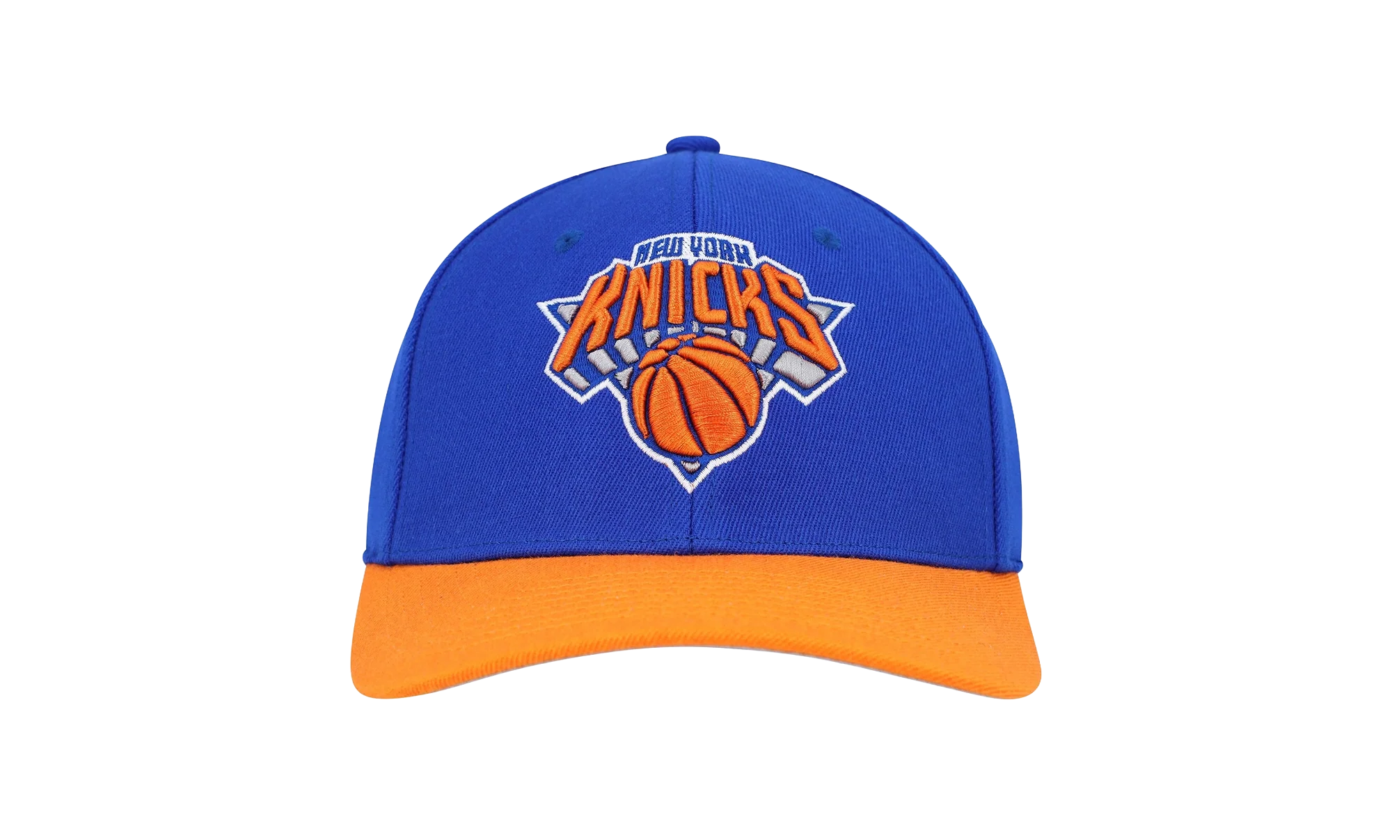 NBA Team 2 Tone 2.0 Stretch Snapback Cap "New York Knicks - Royal / Orange" HHSS3265 NYKYYPPPRYOR