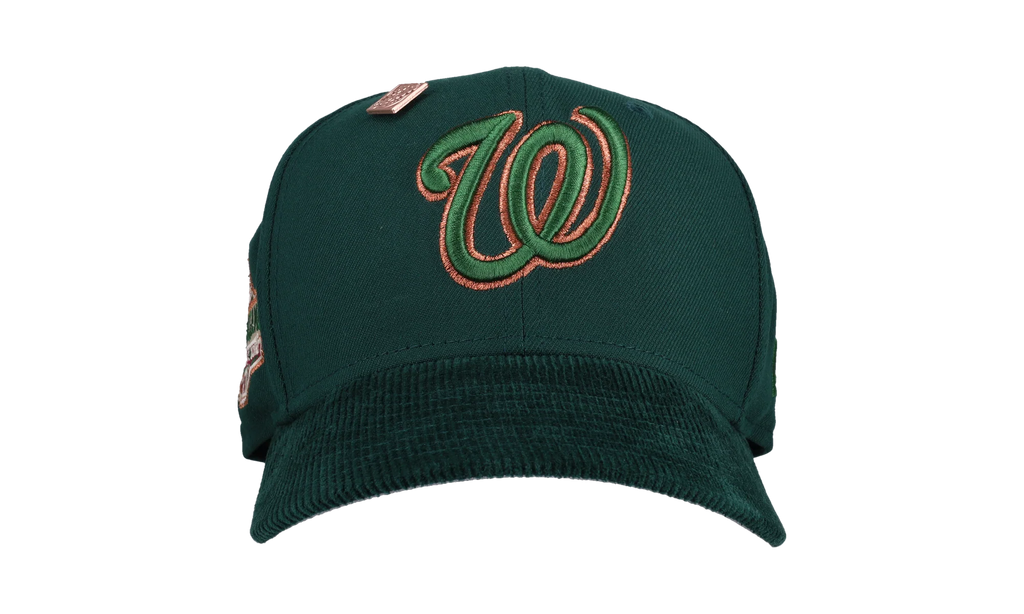 59FIFTY Washington Nationals 2018 All Star Game Fitted Hat "Green / Bronze - Corduroy Visor" NE408