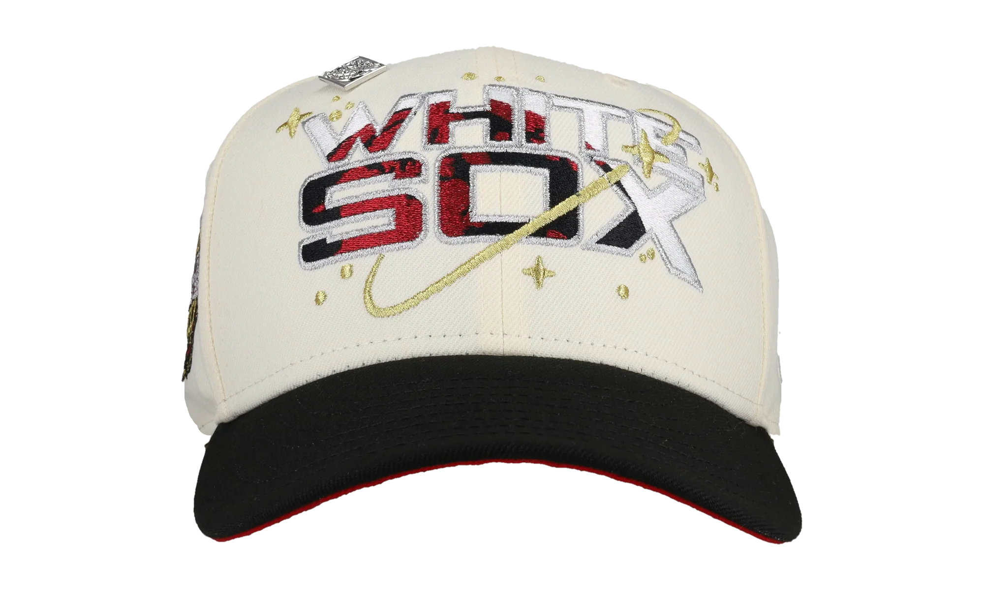 59FIFTY Chicago White Sox 2005 World Series Fitted Hat "Chrome / Black" NE97