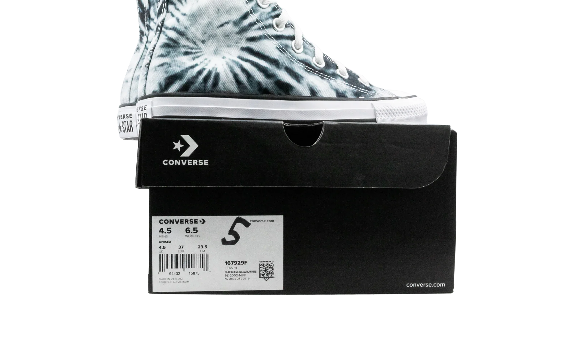 Chuck Taylor All Star High "Twisted Summer - Black Tie Dye" 167929F