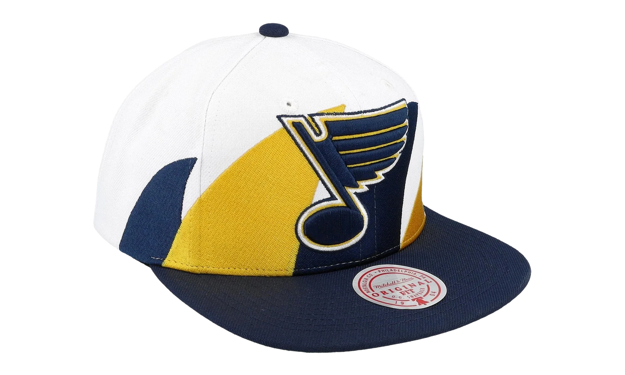 NHL Vintage Sharktooth Snapback Cap "St. Louis Blues - White" 6HSSSH22088 SLUWHIT