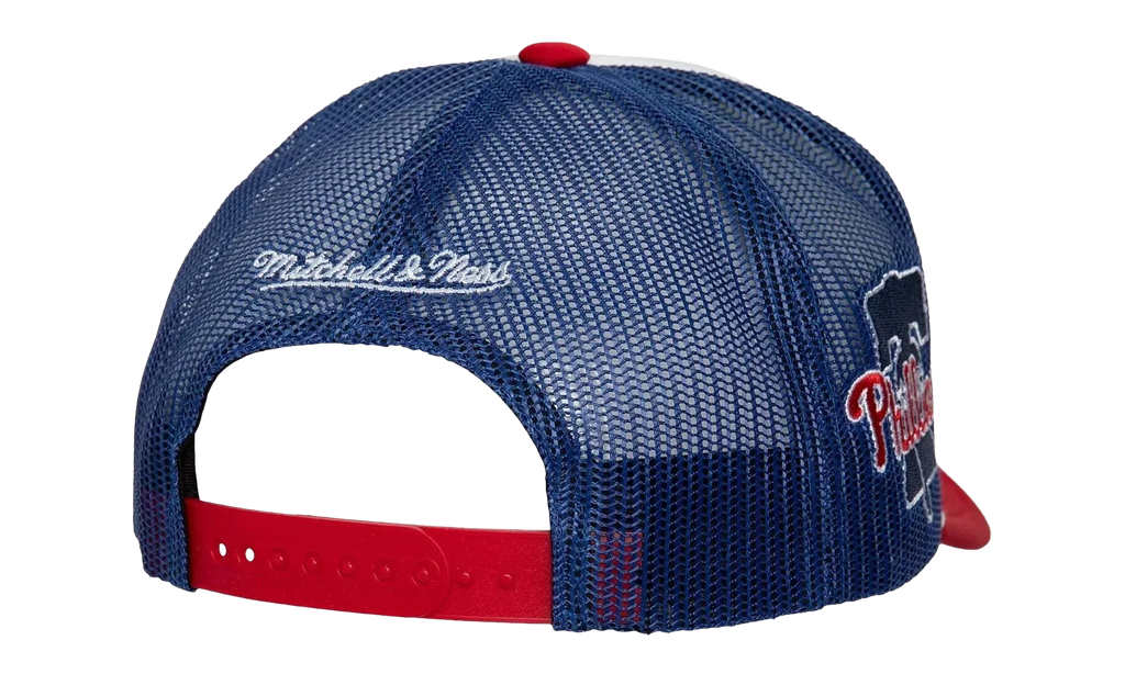 MLB Blocker Trucker Cap "Philadelphia Phillies - White" HT8359 PPHWHIT