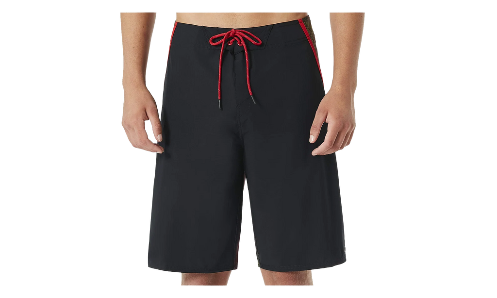 21" Backdraft Boardshorts "Blackout / Red" 482364 02E