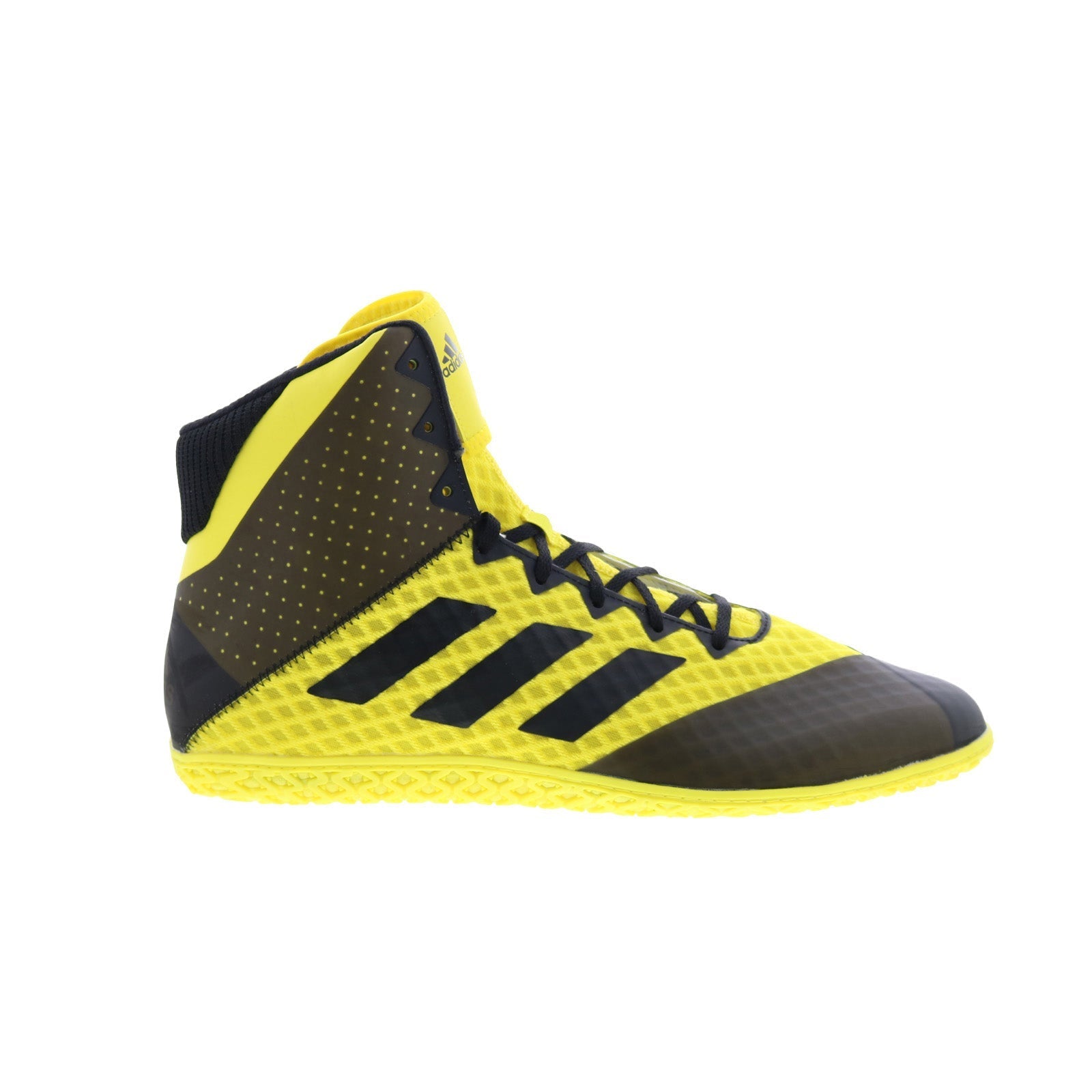 Mat Wizard 4 AC8708 Mens Yellow Mesh Athletic Wrestling Shoes