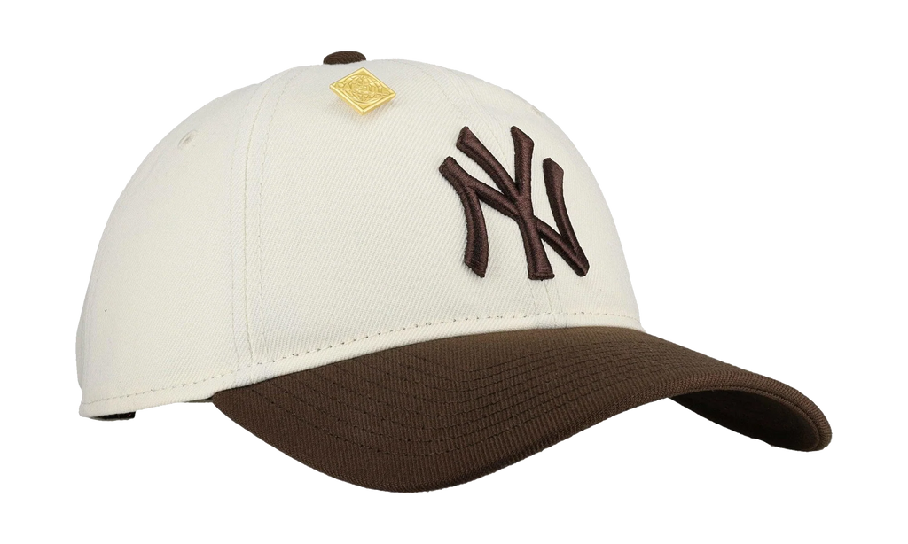 9TWENTY New York Yankees Adjustable Hat "Chrome / Walnut" NE298