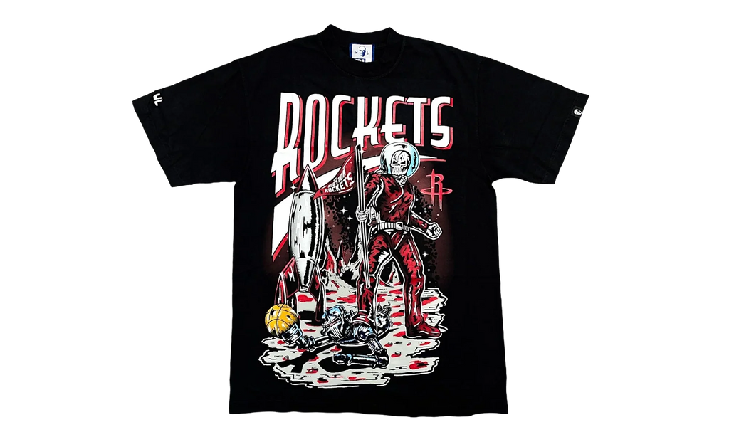 Rockets Landing Short Sleeve Tee "Black" 102NBABLK817S