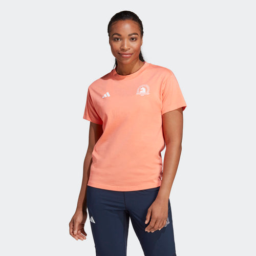 Women's Boston Marathon 2023 Made with Nature Running Tee