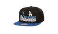 MLB Text Stack 1 Snapback Cap "Los Angeles Dodgers - Black" HS8525 LADBLCK