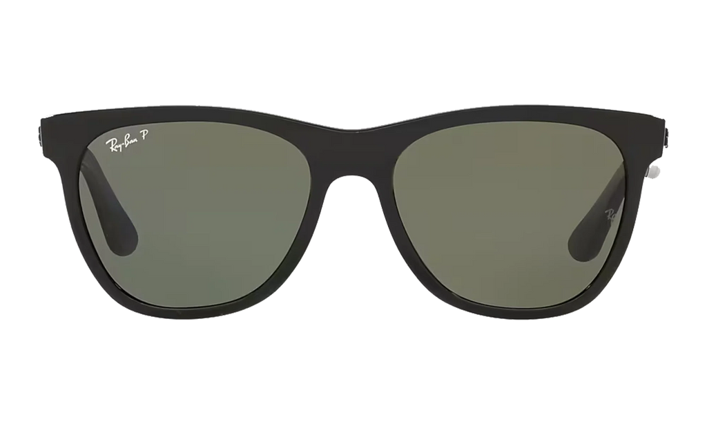 Square Polarized Sunglasses "Polished Black" RB4184-601-9A_54