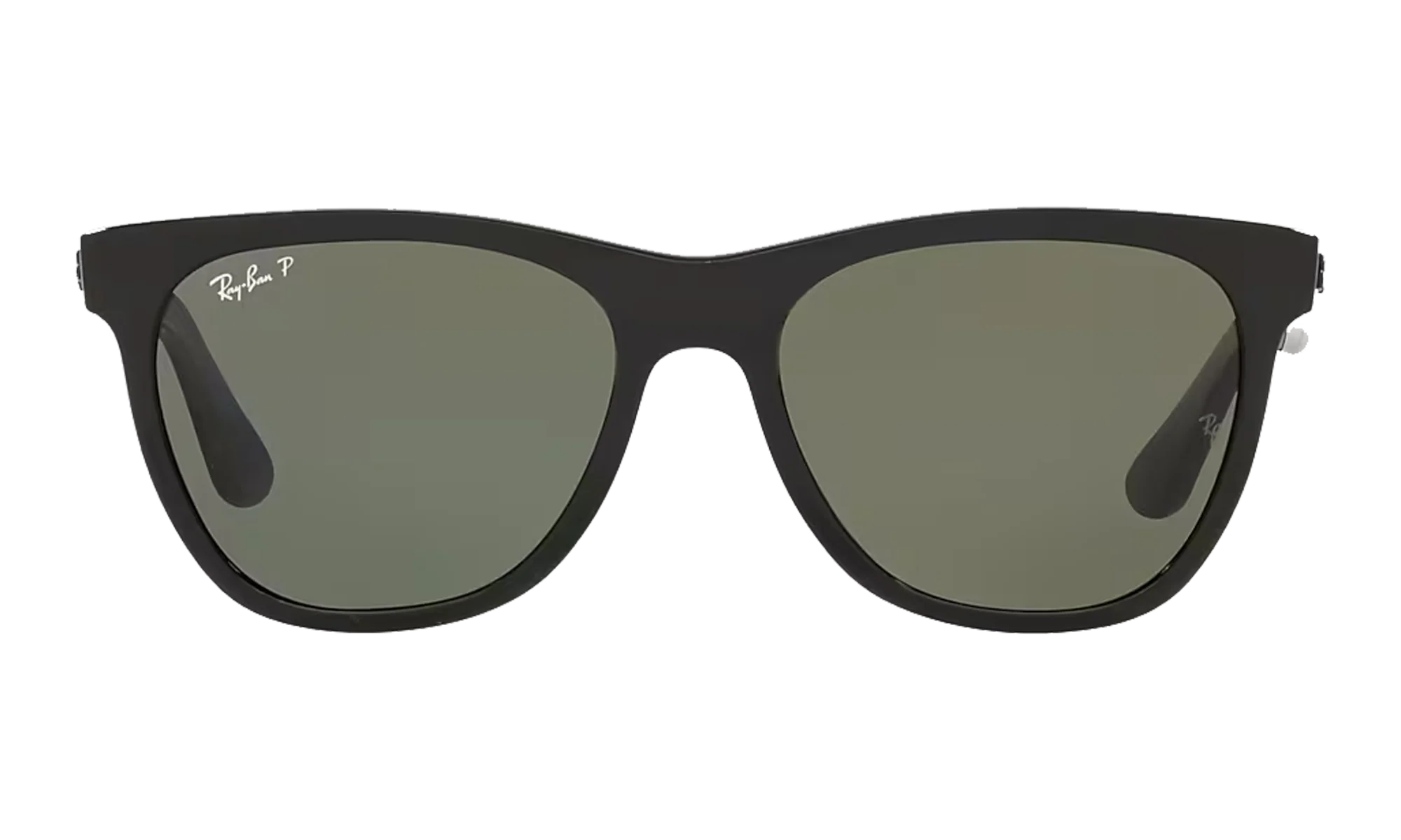 Square Polarized Sunglasses "Polished Black" RB4184-601-9A_54
