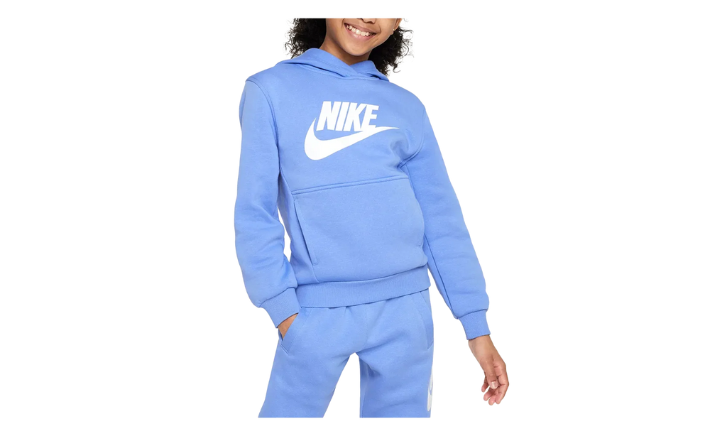 Sportswear Club Fleece Hoodie GS "Polar / White" FD2988 450