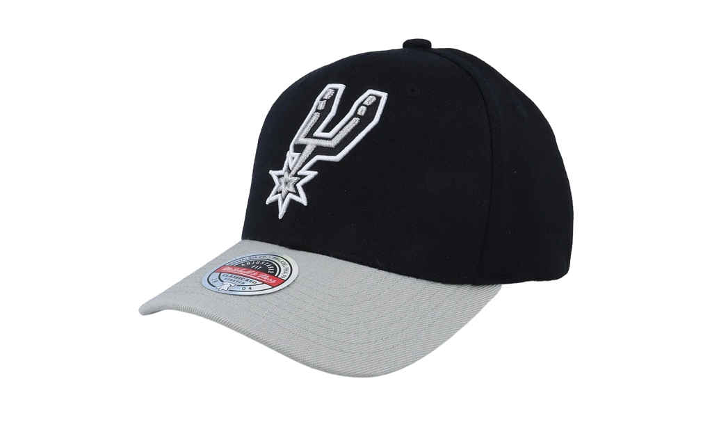 NBA Team 2 Tone 2.0 Stretch Snapback Cap "San Antonio Spurs - Black / Gray" HHSS3265 SASYYPPPBKGY