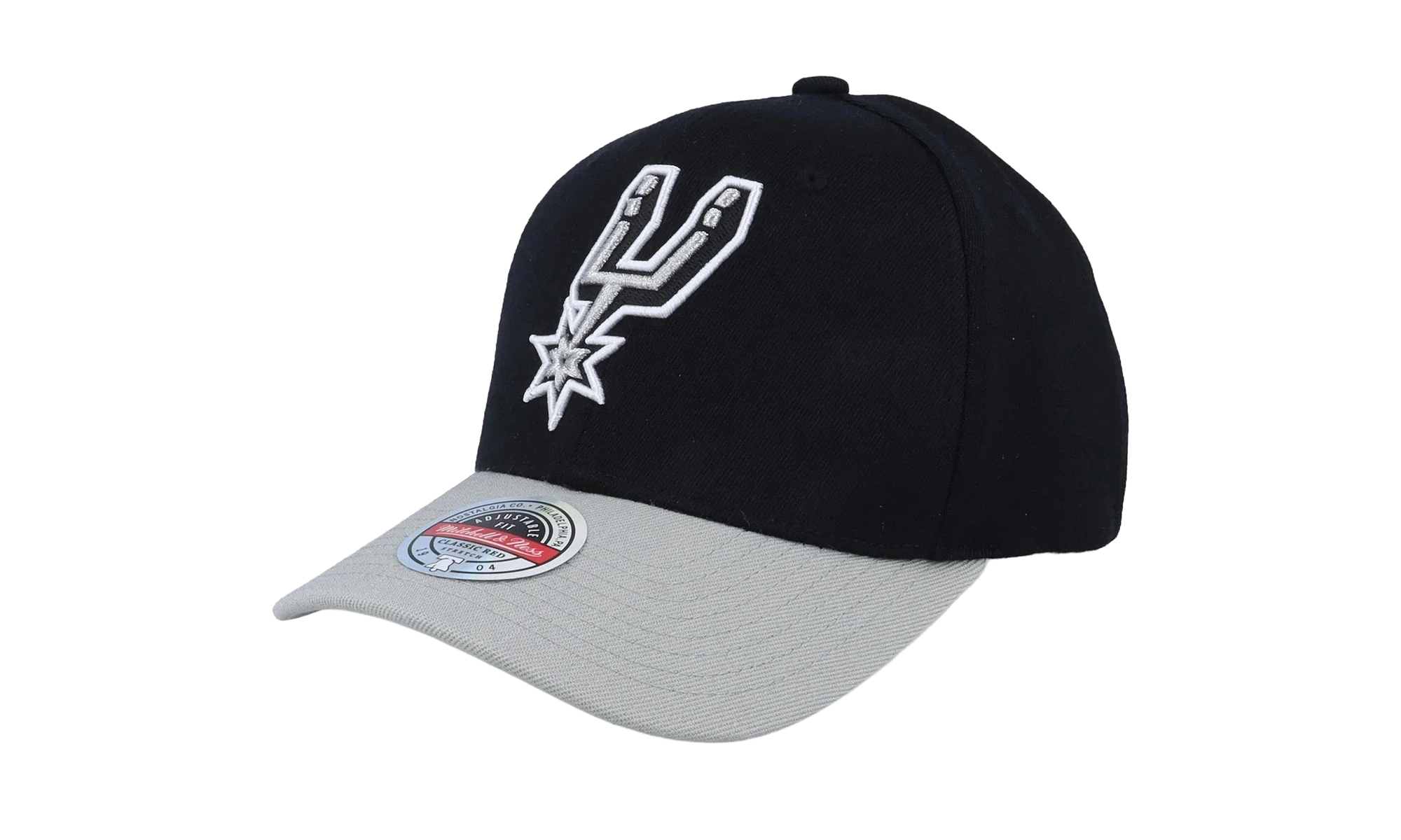 NBA Team 2 Tone 2.0 Stretch Snapback Cap "San Antonio Spurs - Black / Gray" HHSS3265 SASYYPPPBKGY