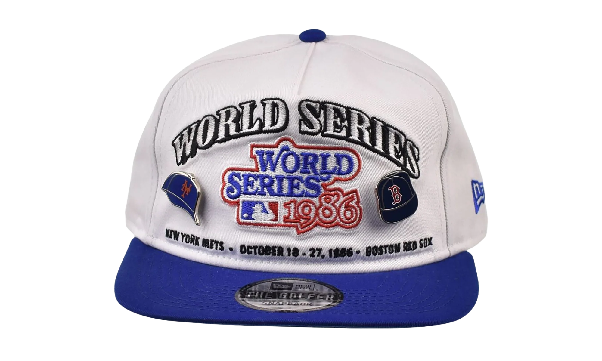 Golfer Boston Red Sox VS New York Mets Championship Snapback "White" 60640943