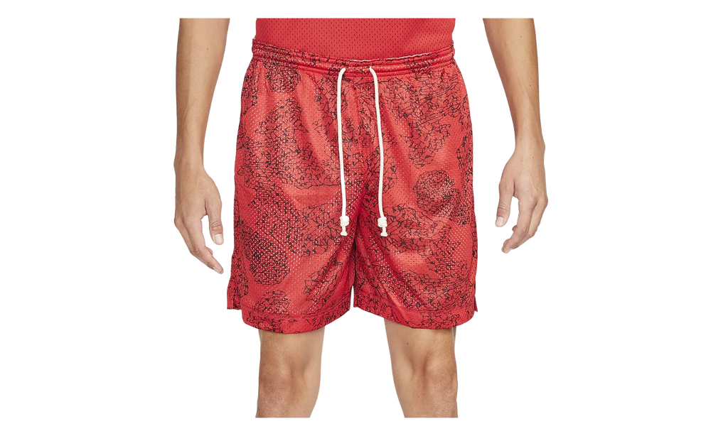 Dri-FIT Standard Issue 6" Reversible Basketball Shorts "University Red / Grey Heather / Black" FB6915 657