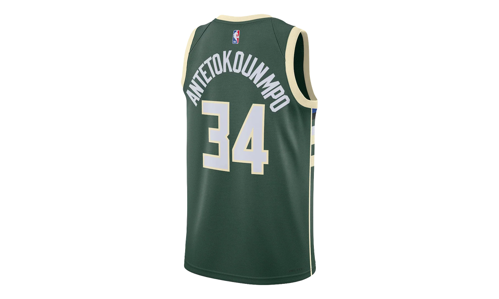 Milwaukee Bucks Icon Edition Dri-FIT NBA Swingman Jersey "Fir" DN2012 323
