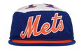 New York Mets Retro Painter Snapback Hat "Cursive Script - Royal Blue / Orange" 123451299657