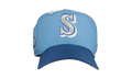 59FIFTY Seattle Mariners 25th Anniversary Fitted Hat "Light Blue Royal Metallic" NE371