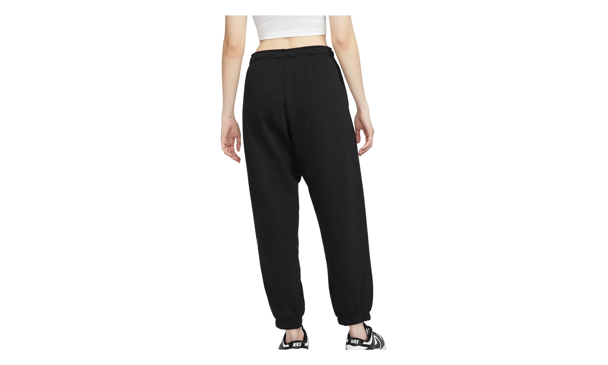 Dri-fit Swoosh Run 7/8-length Mid-rise Leggings WMNS "Black / White" DM6307 010