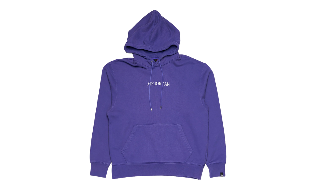 Jordan Wordmark Fleece Pullover Hoodie "Purple" DV6463 514