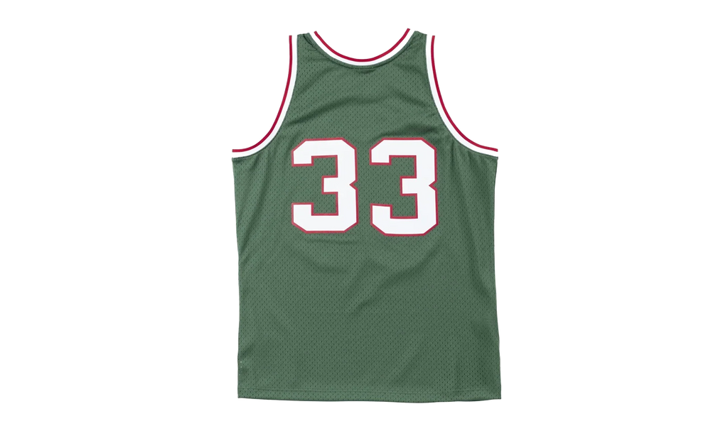 NBA Kareem Abdul-Jabbar Swingman Jersey "1970 Milwaukee Bucks - Green" SMJYAC18107 MBUDKGN70KAB