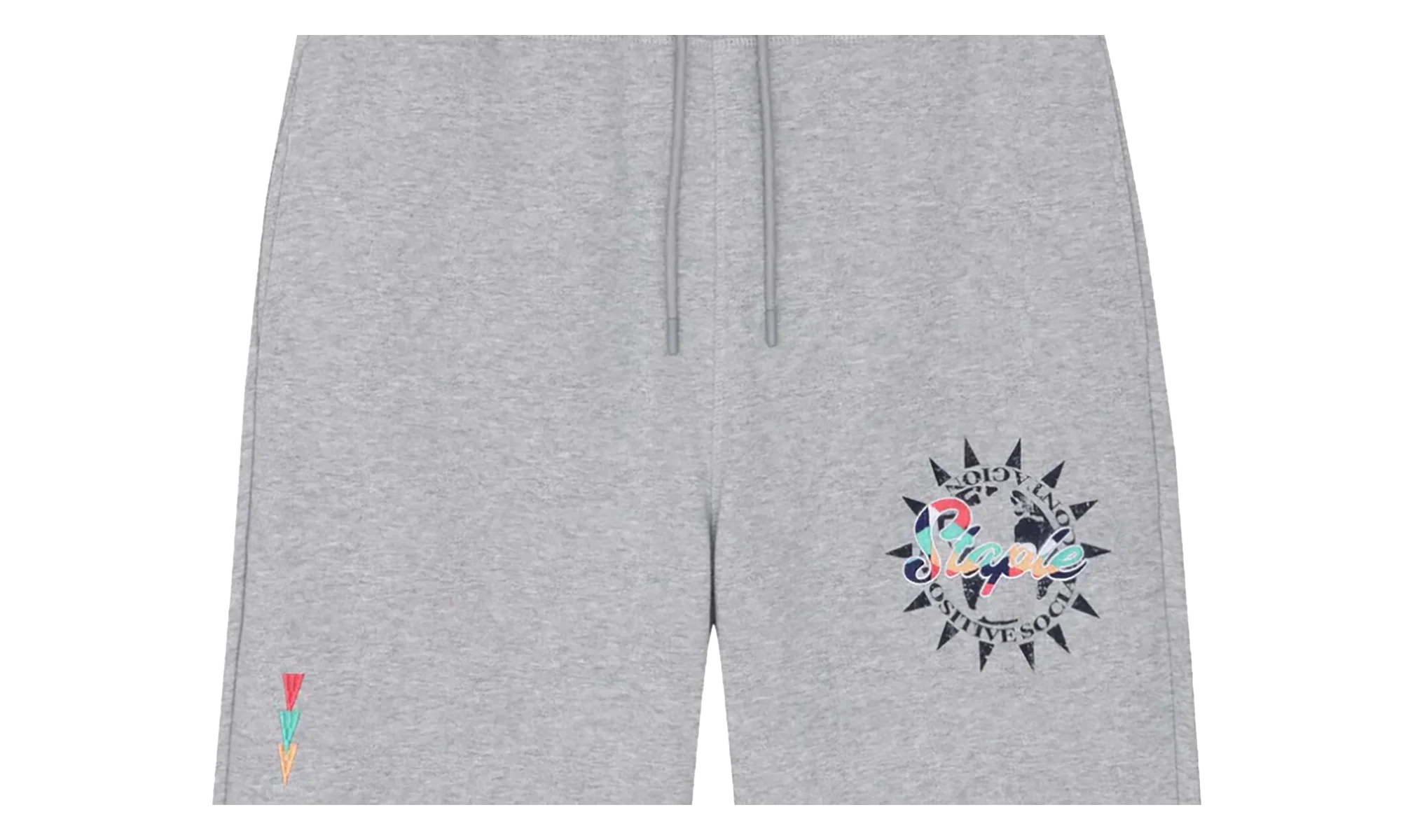 Shadyside Embroidered Sweatshort "Heather Grey" 9DE928A3